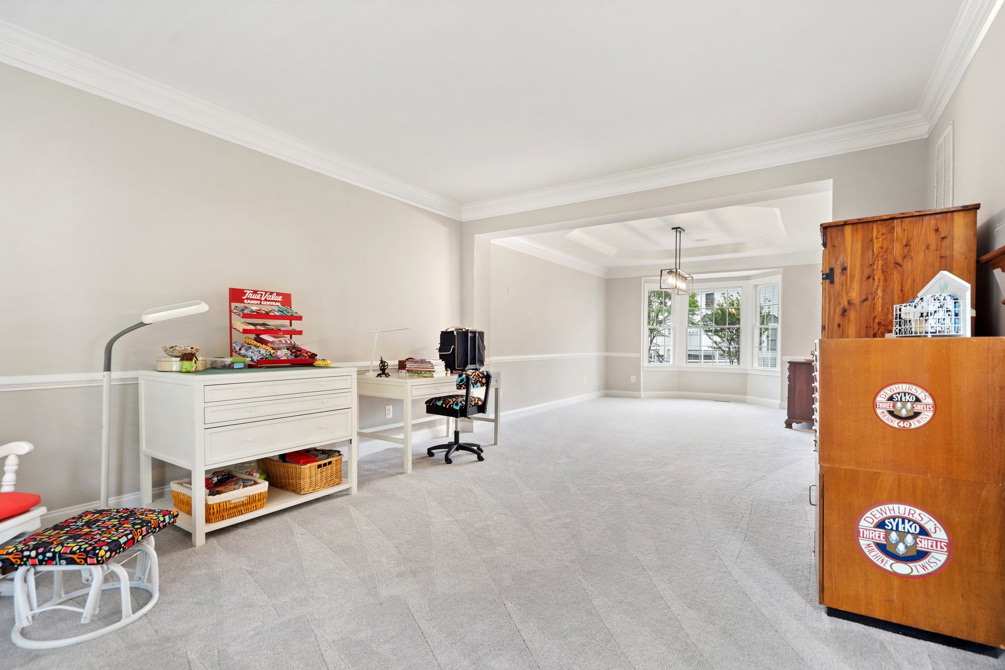 Living Room  (Currently Sewing Room)