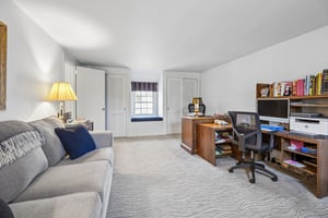 Bedroom used as an office