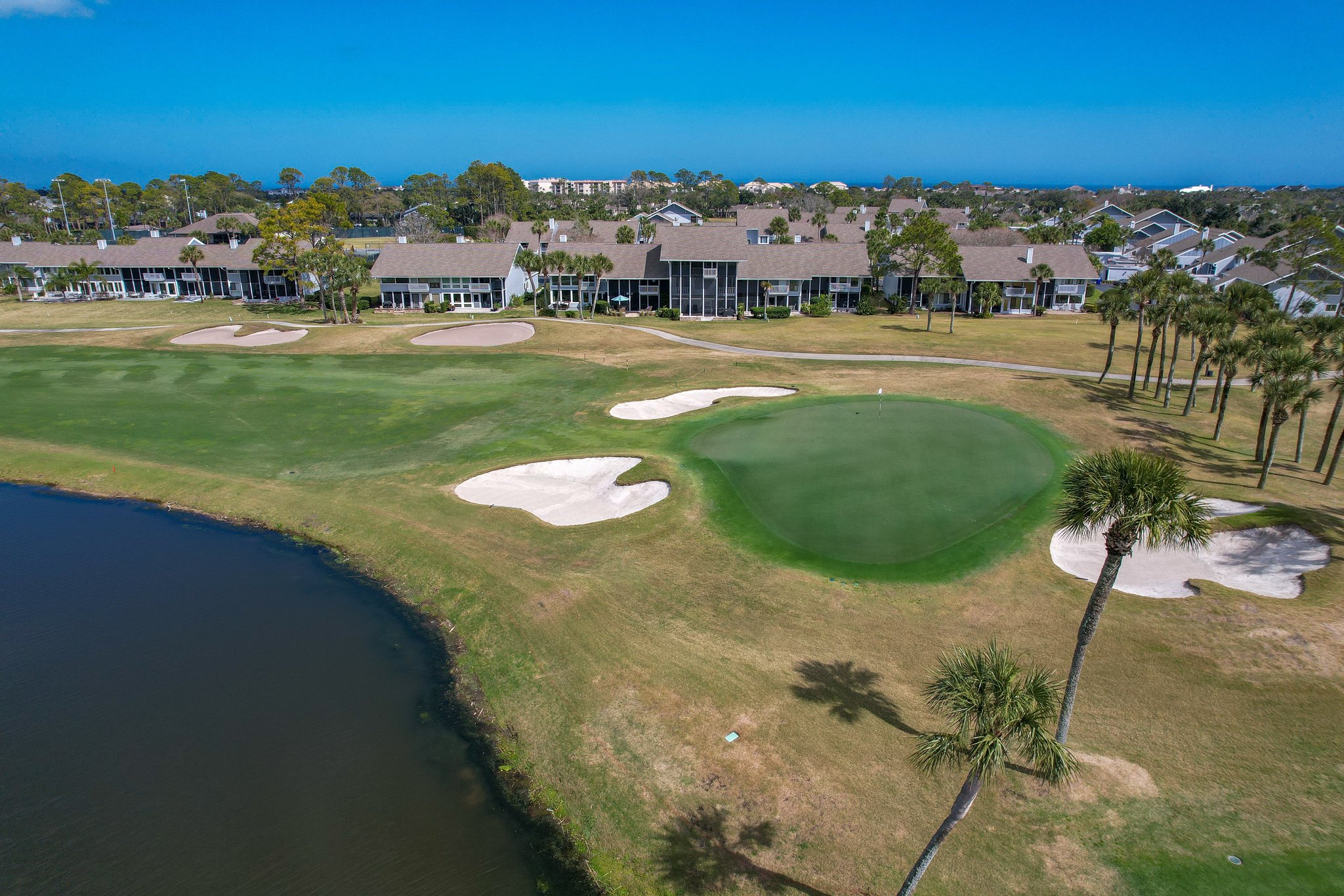 Golf Course Aerial View