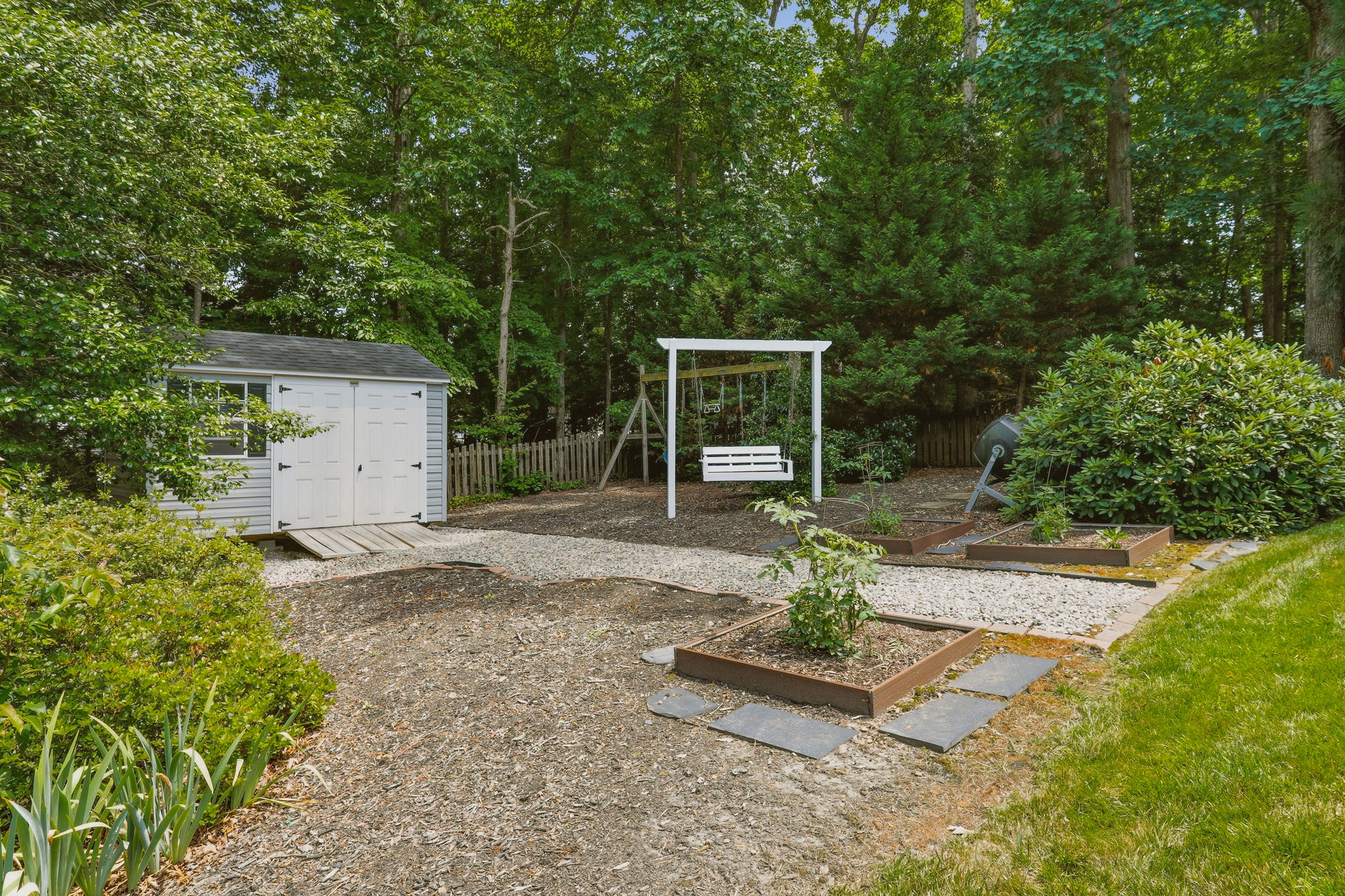 46-Shed and Vegetable Garden