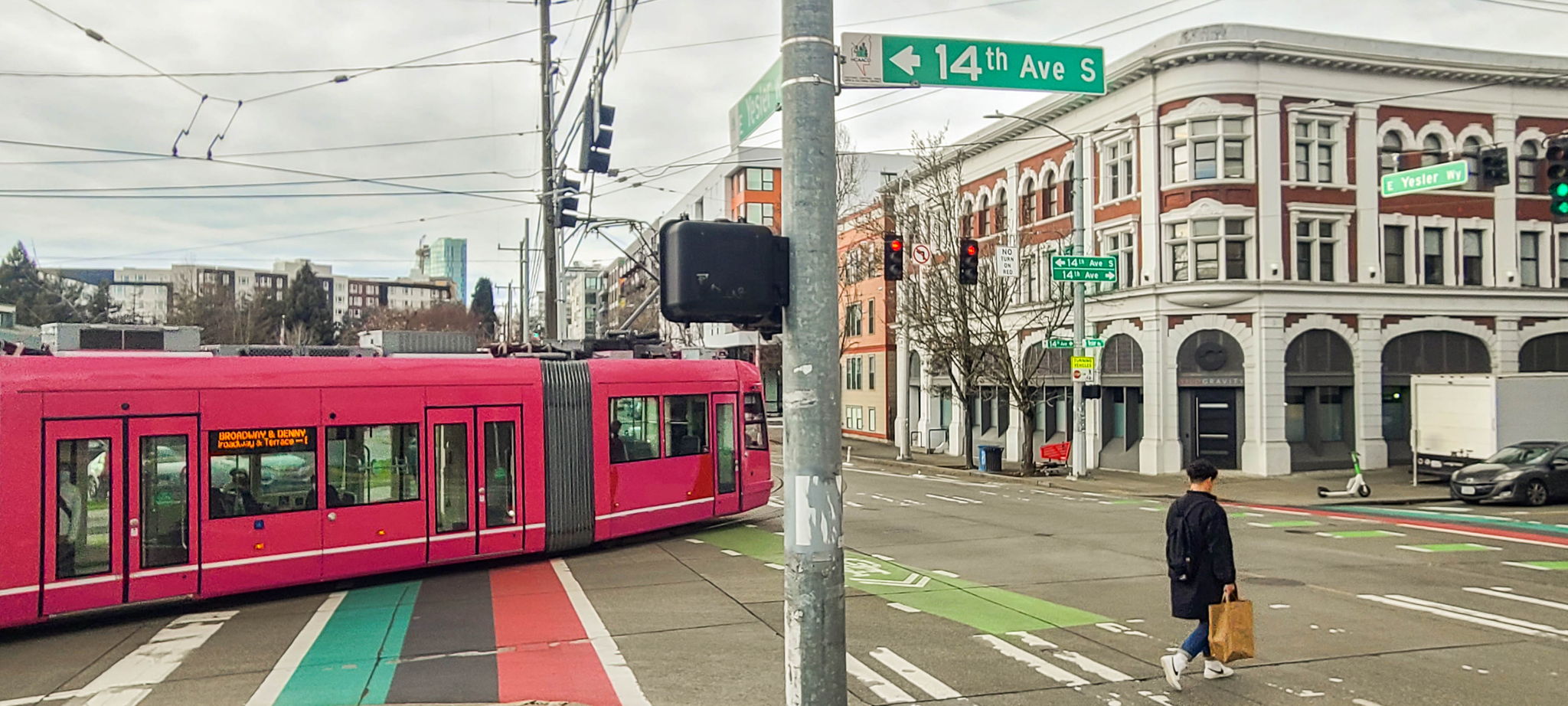 SEATTLE STREETCAR:  Hop on the trolley just a block away to explore the International District, downtown, First Hill, and Capitol Hill.