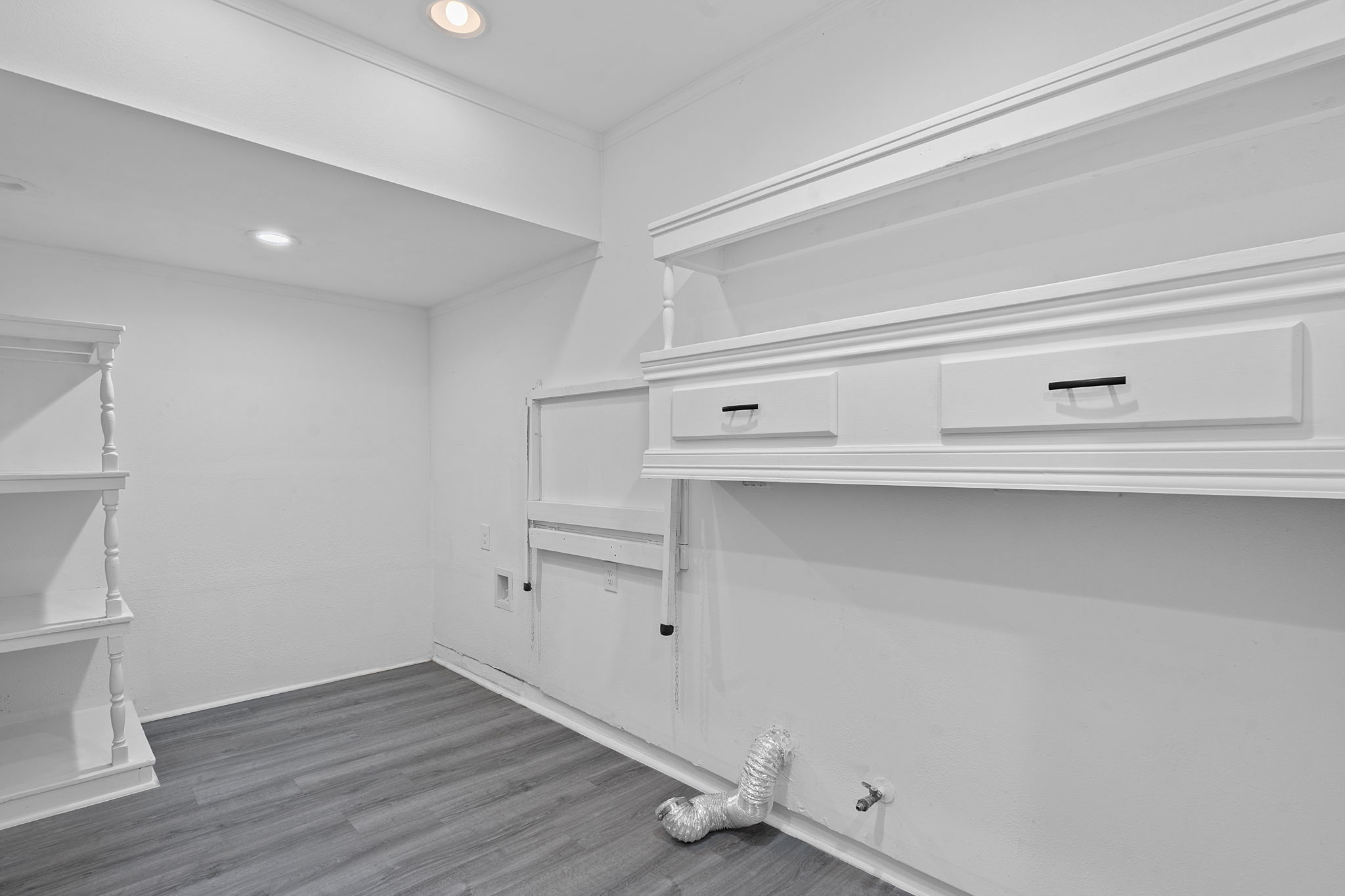 Mudroom/laundry room (expanded into the garage)
