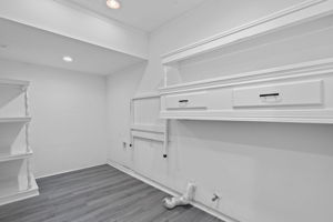 Mudroom/laundry room (expanded into the garage)