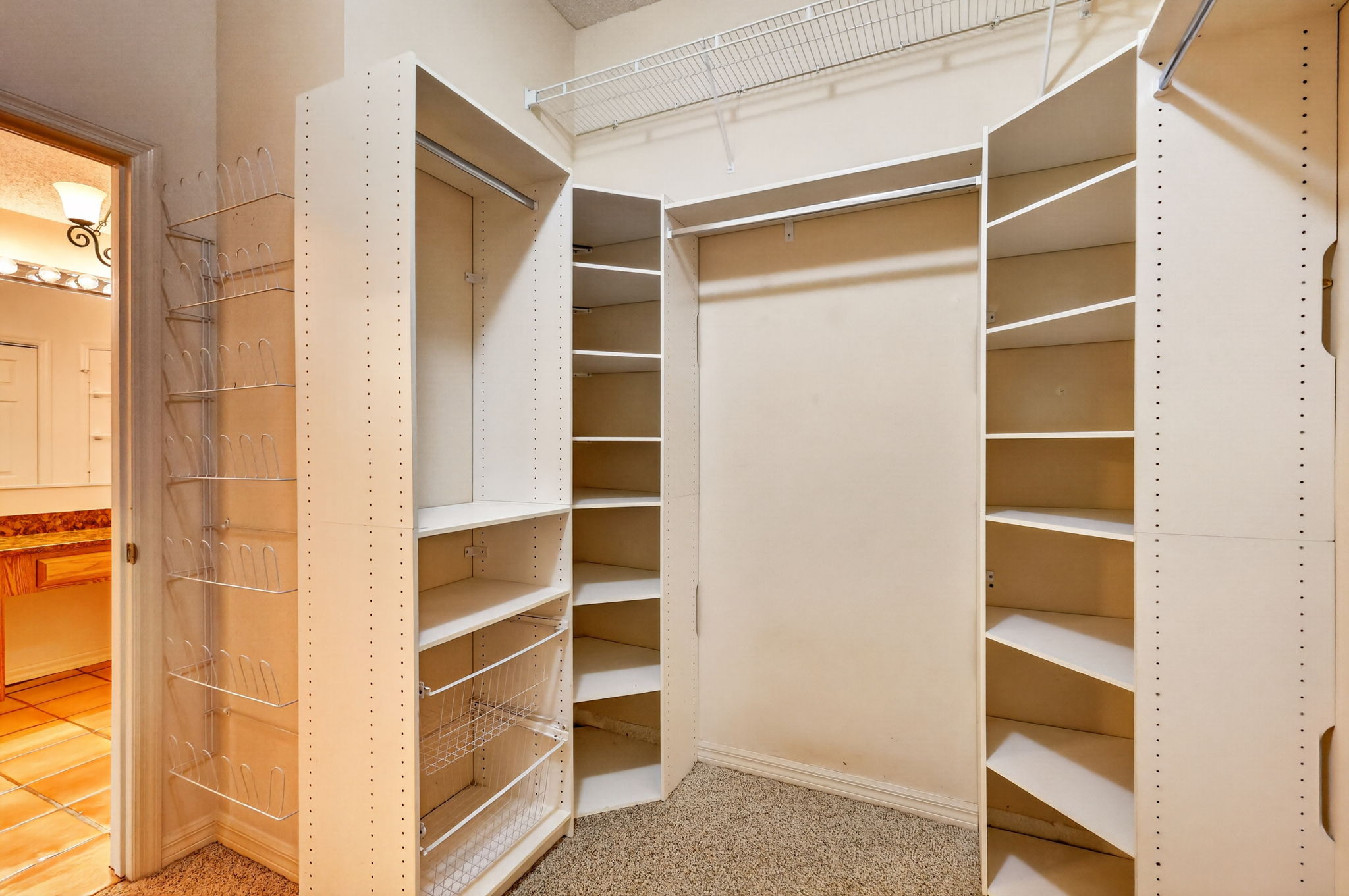 Primary Bedroom Custom Walk-In Closet