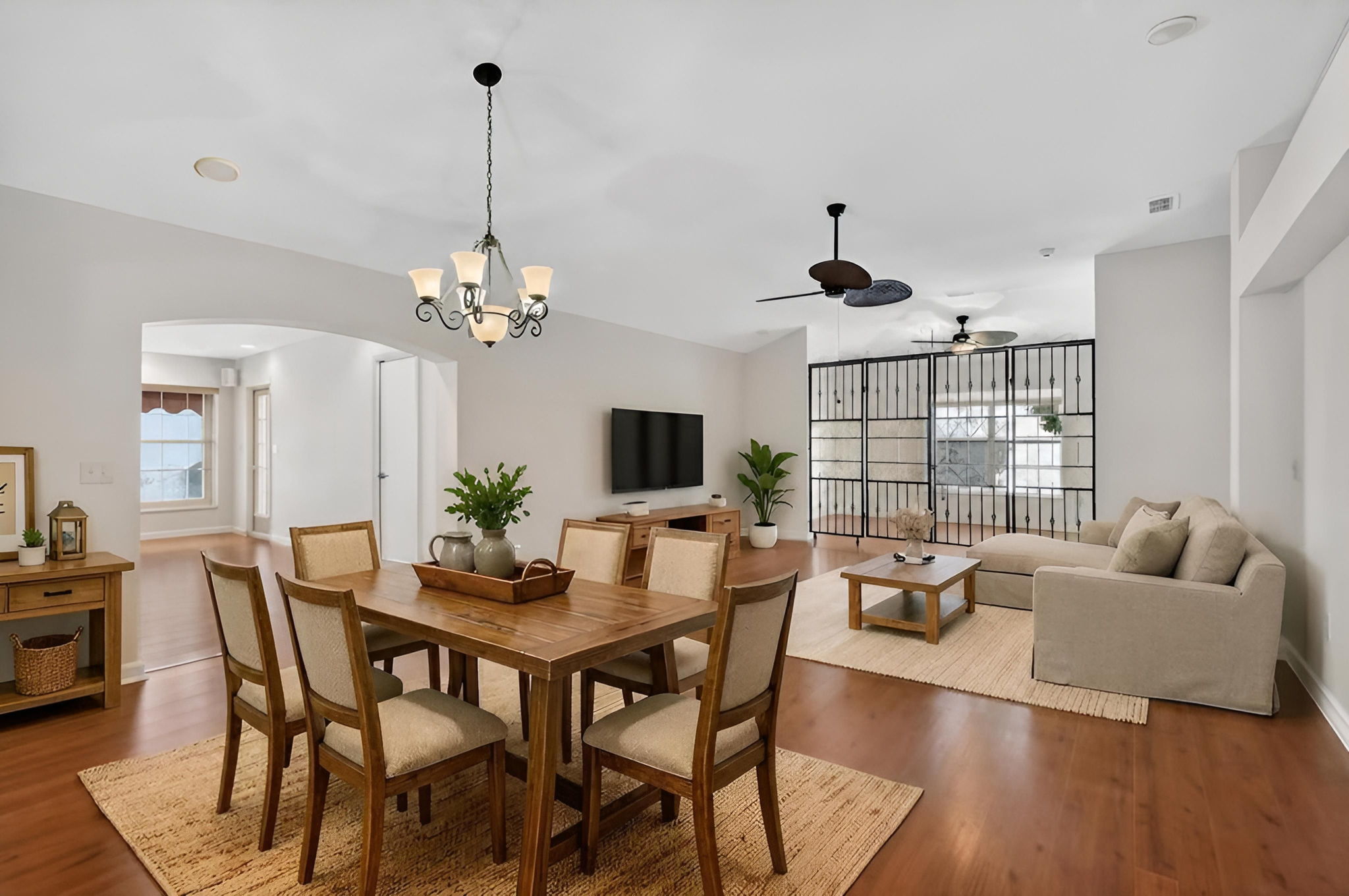 Living and Dining Rooms-Virtually Staged
