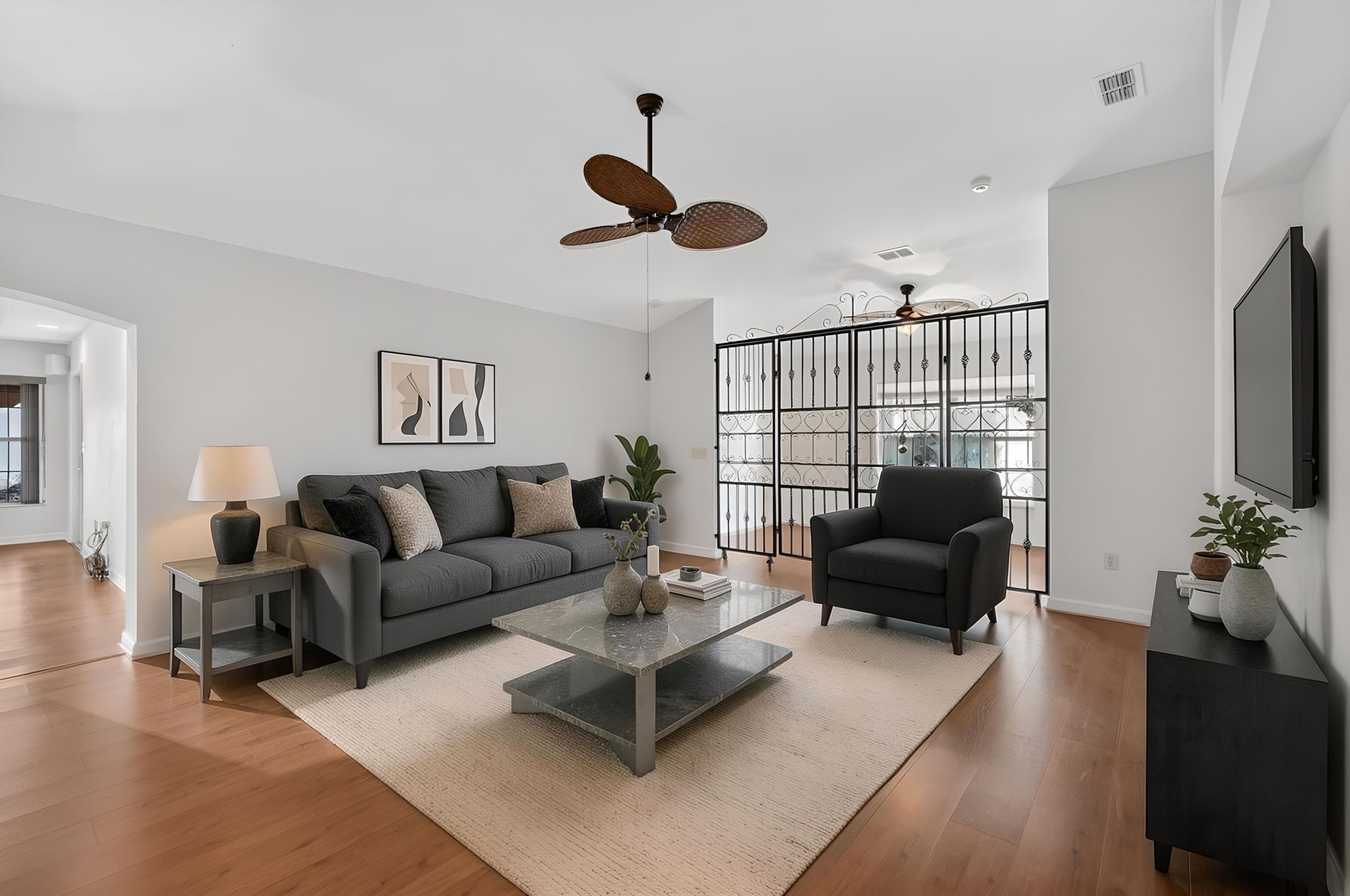 Living Room-Virtually Staged