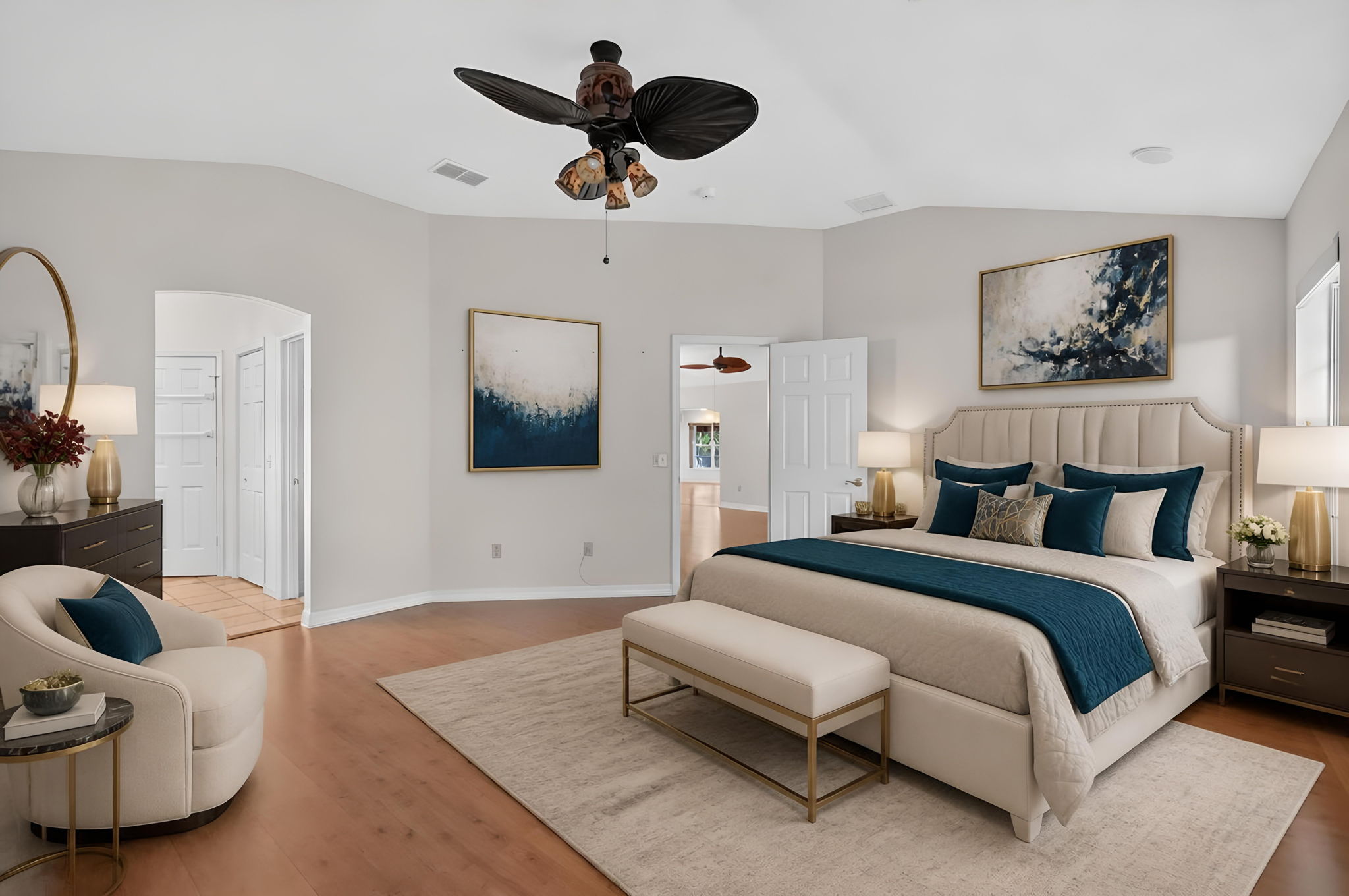 Primary Bedroom-Virtually Staged