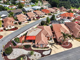 Aerial Front Elevation with Large Corner Lot