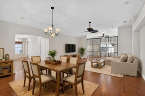 Living and Dining Rooms-Virtually Staged