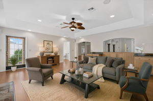 Family Room-Virtually Staged