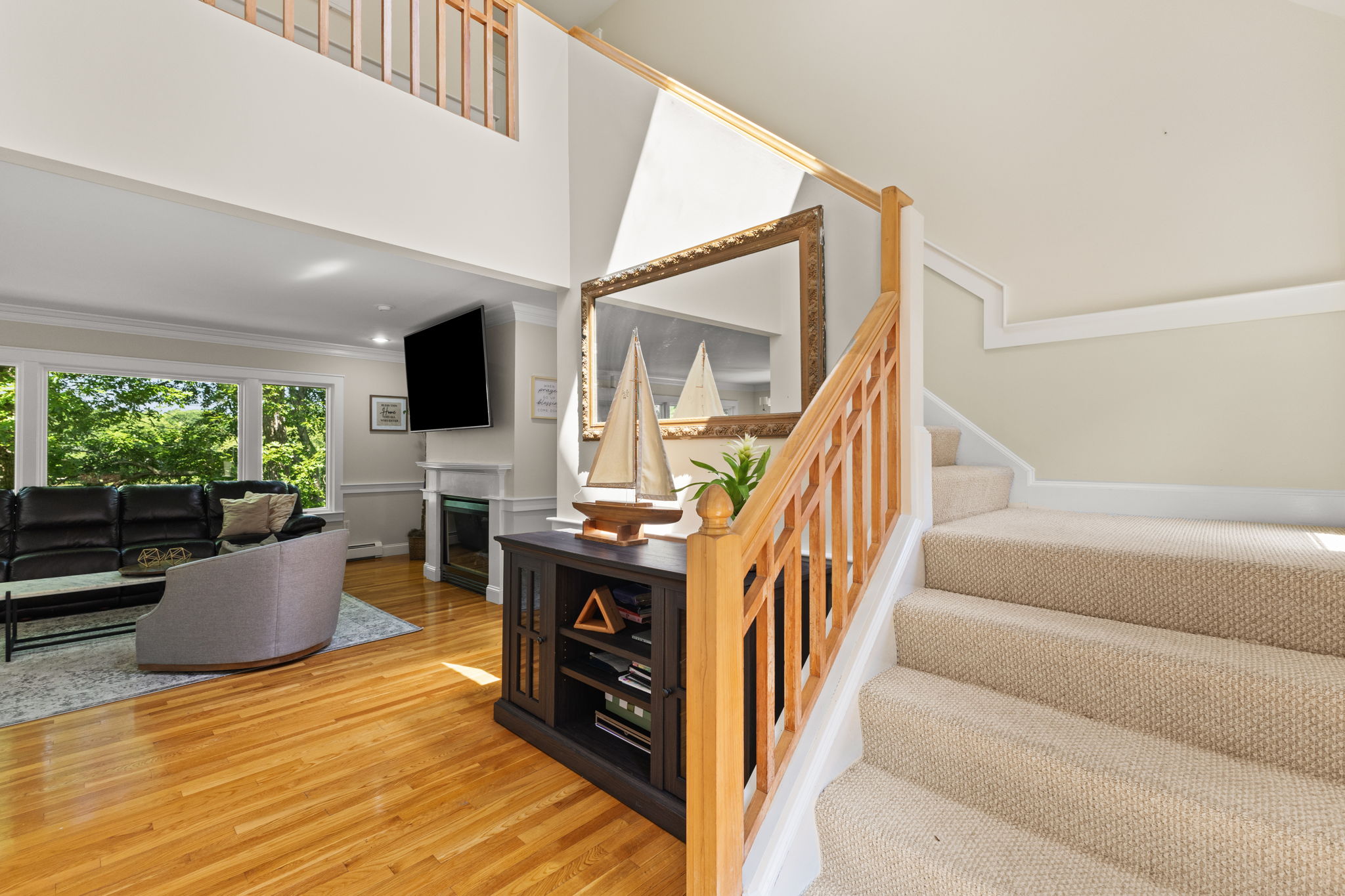 Stairs to Second Floor