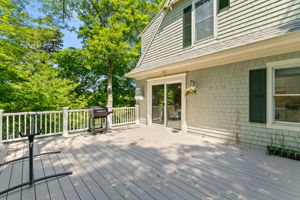 First Floor Deck off Dining Room
