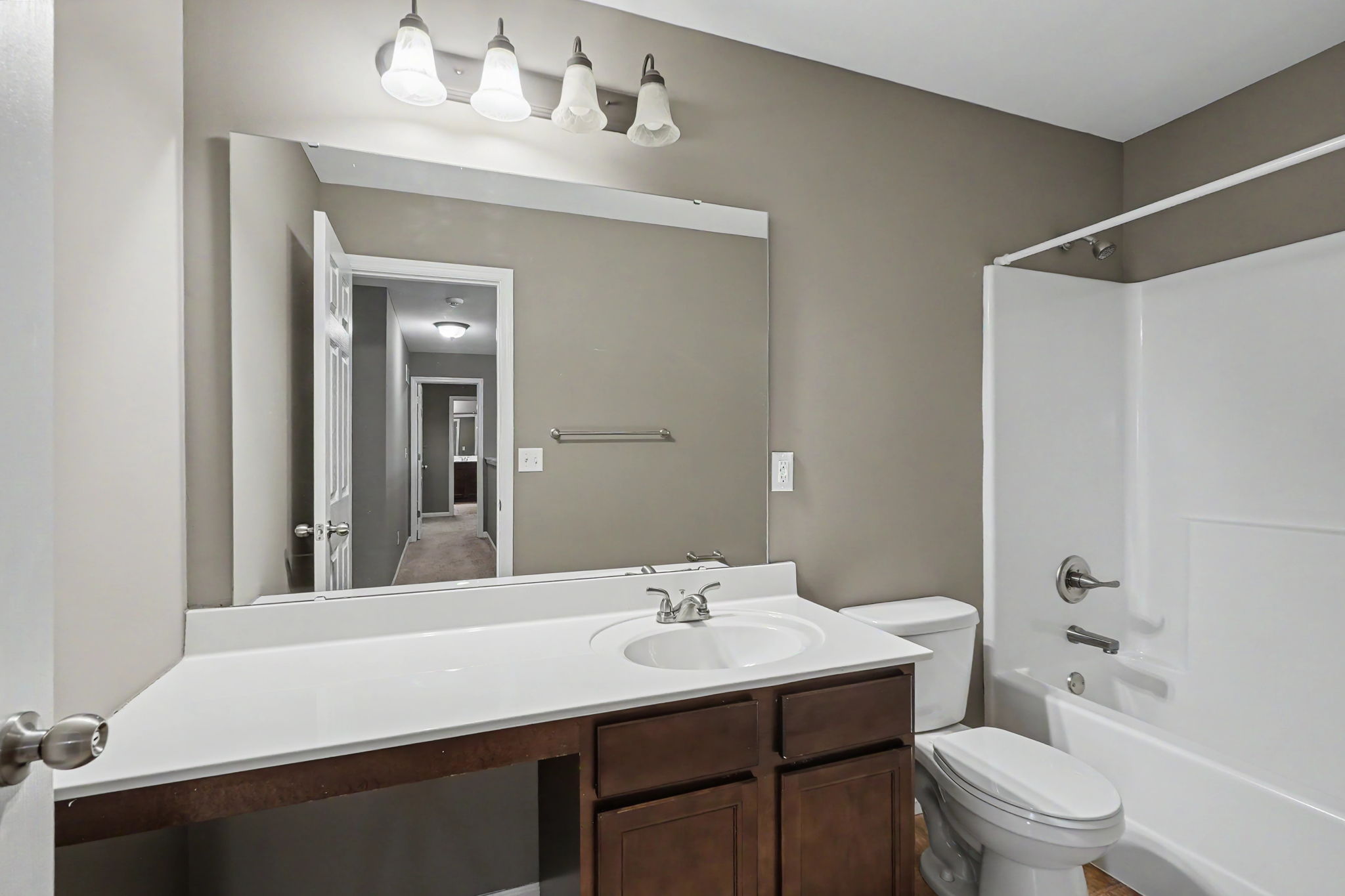 Hall bath.
