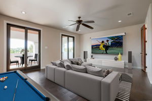 Flex room -virtually staged