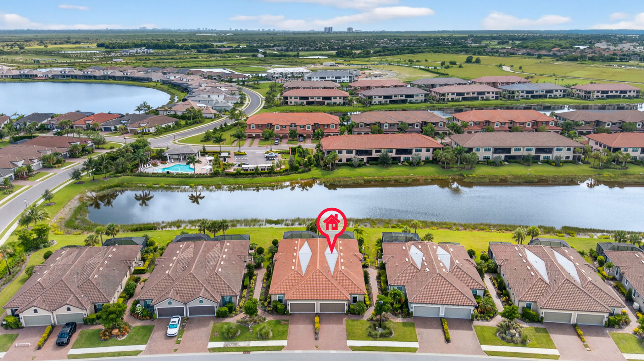 Aerial Front Exterior 1 - Marker