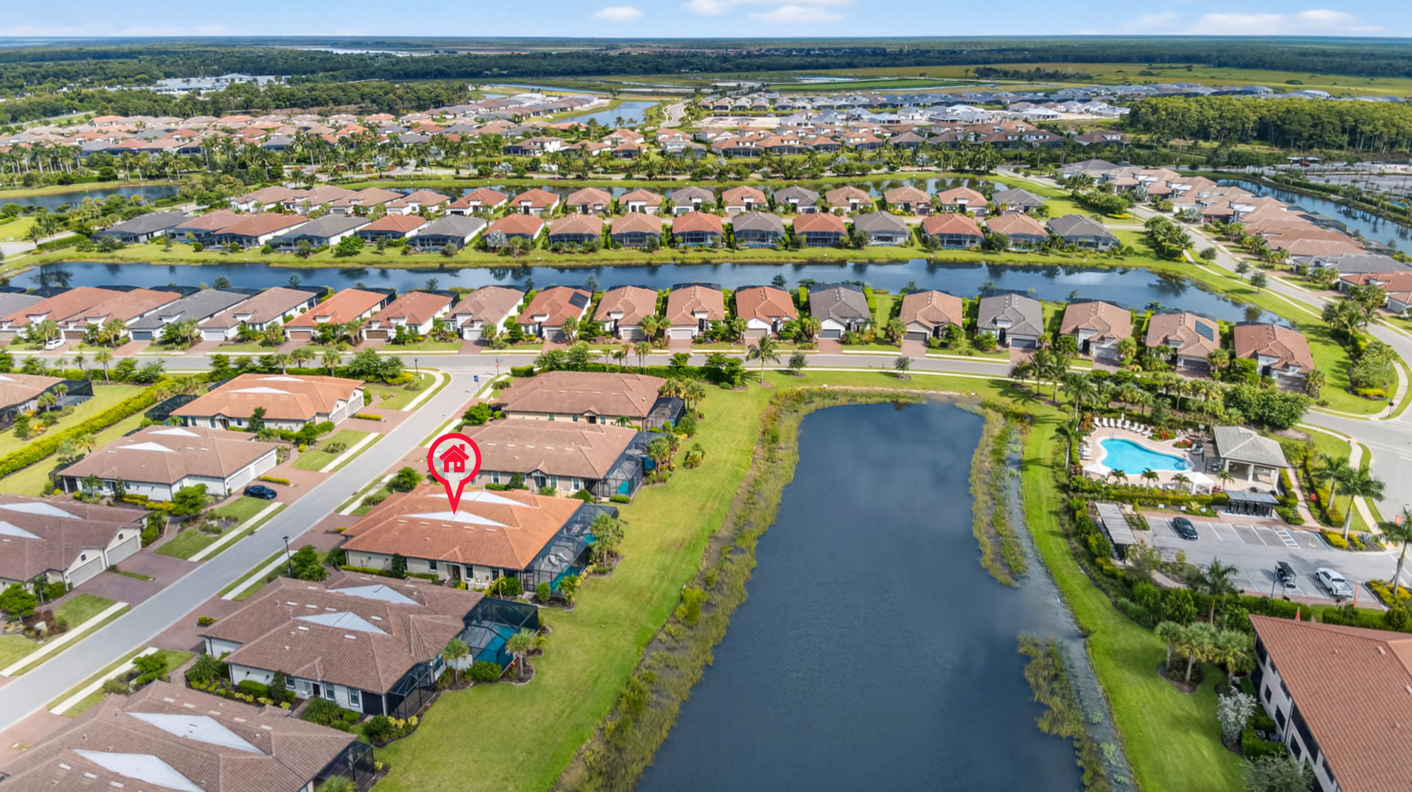 Aerial Rear Exterior 2 - Marker