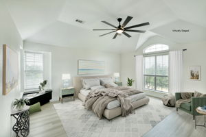 Primary Bedroom Virtually Staged