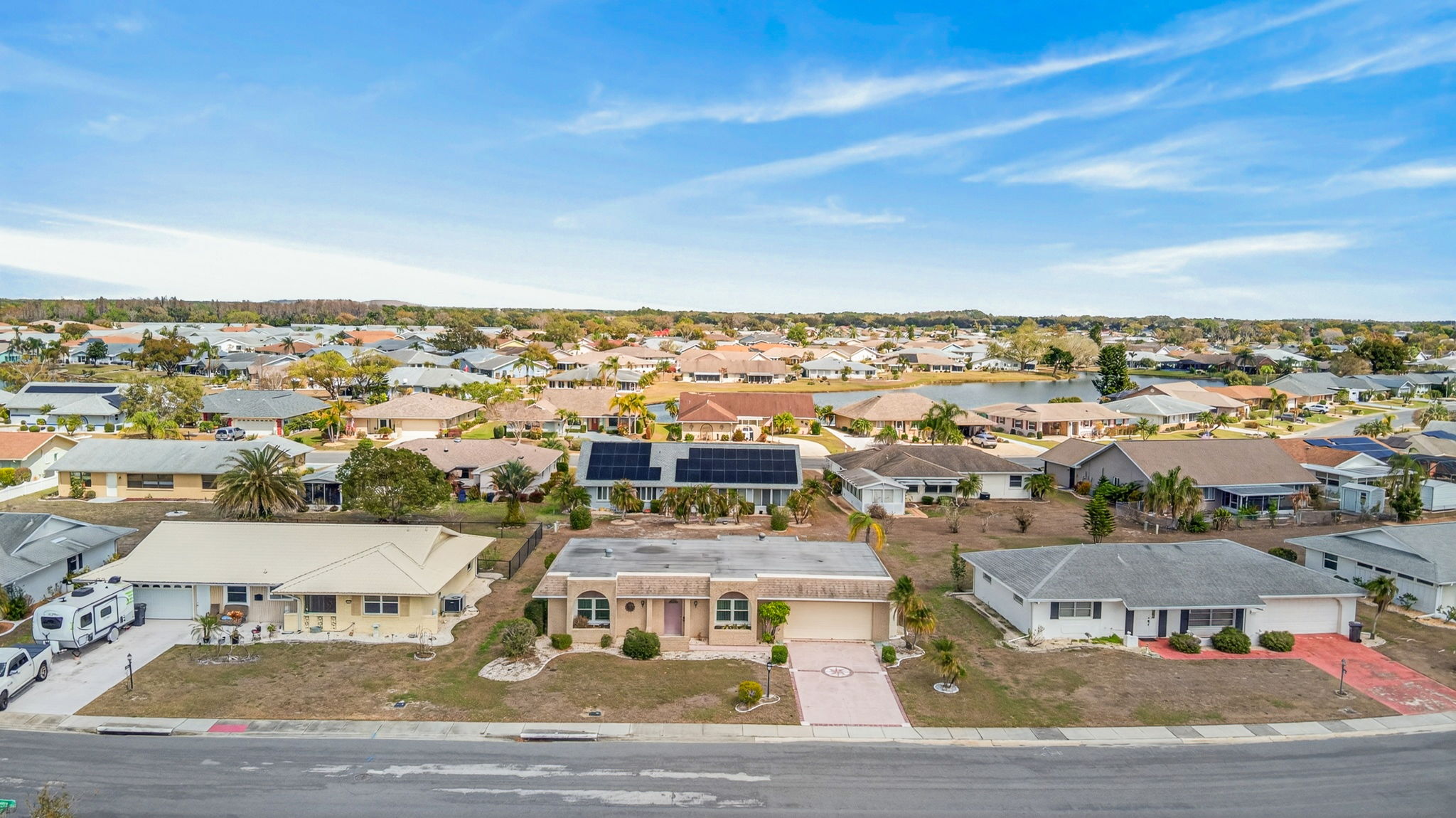 Aerial Front Exterior 1