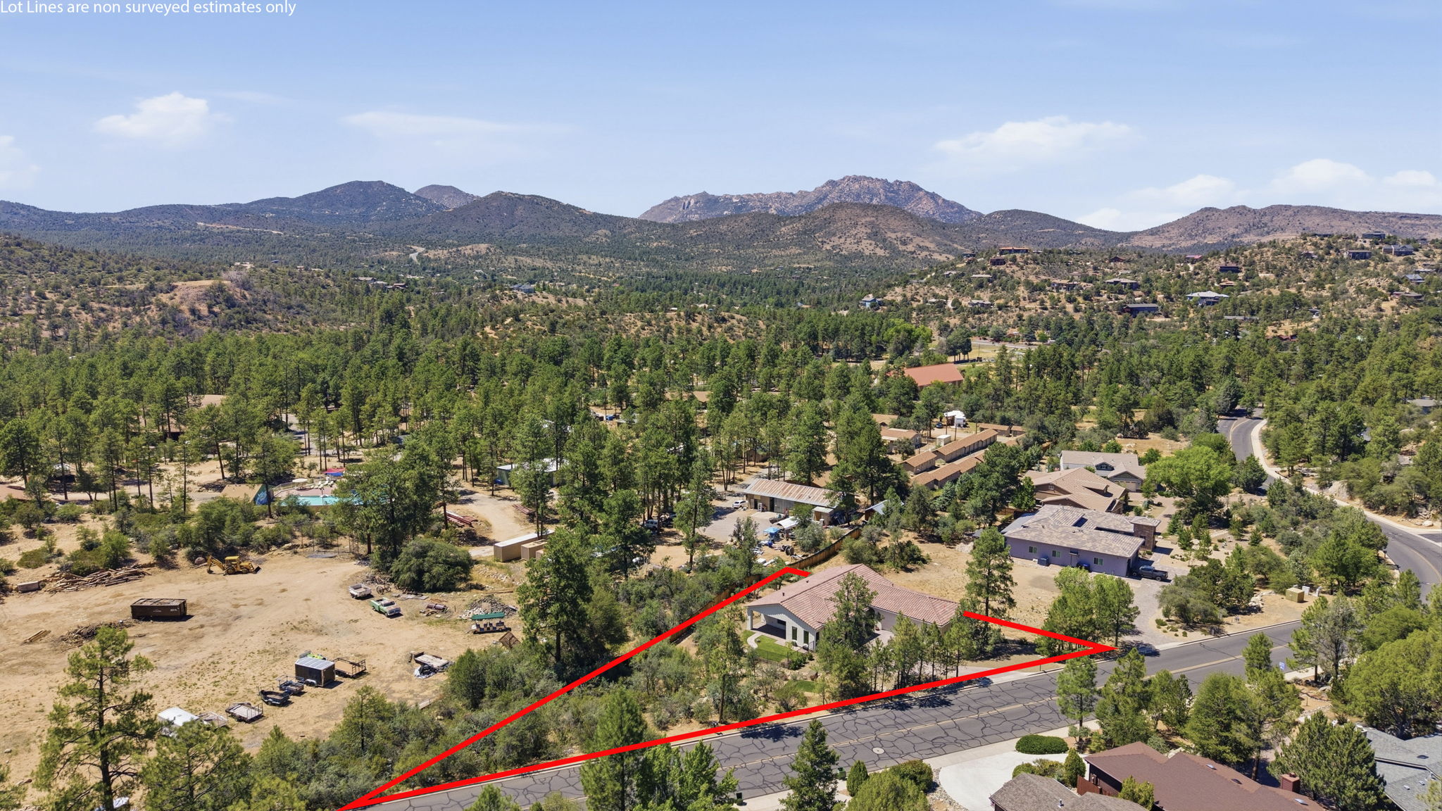 Aerial Front Lot Line