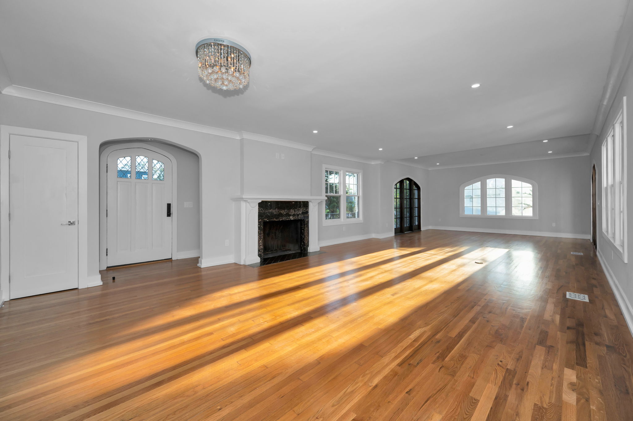 Foyer and Living Room