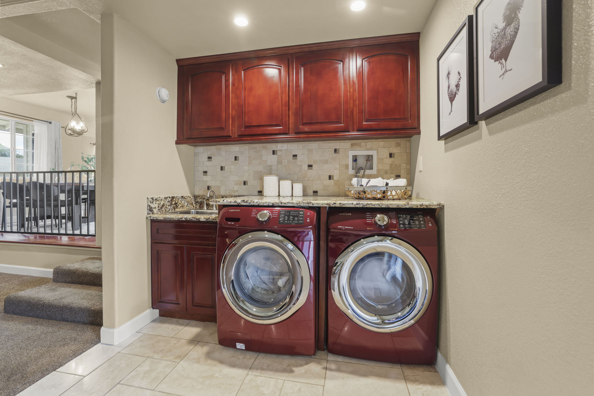Dedicated Laundry Area w/ Sink