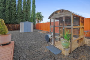 Chicken Coop & Garden Areas