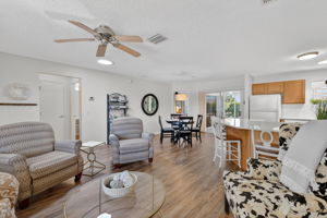 Living, Dining, and Kitchen