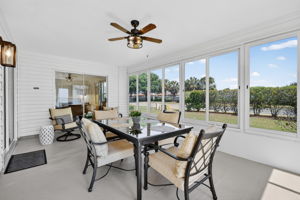 Enclosed Lanai with Rear Privacy Landscaping