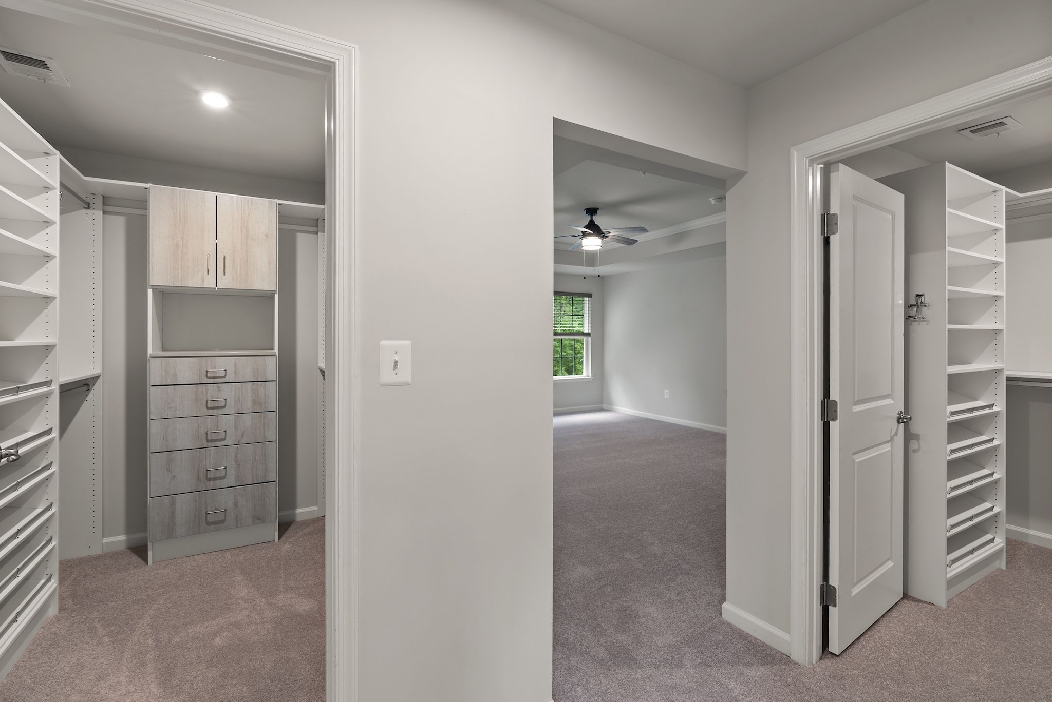 Primary Bedroom Closets