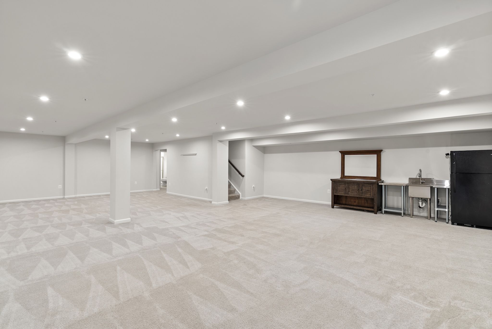 Finished Lower Level Rec Room