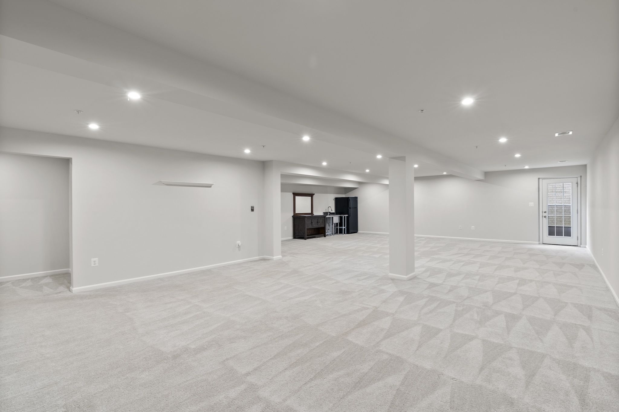 Finished Lower Level Rec Room