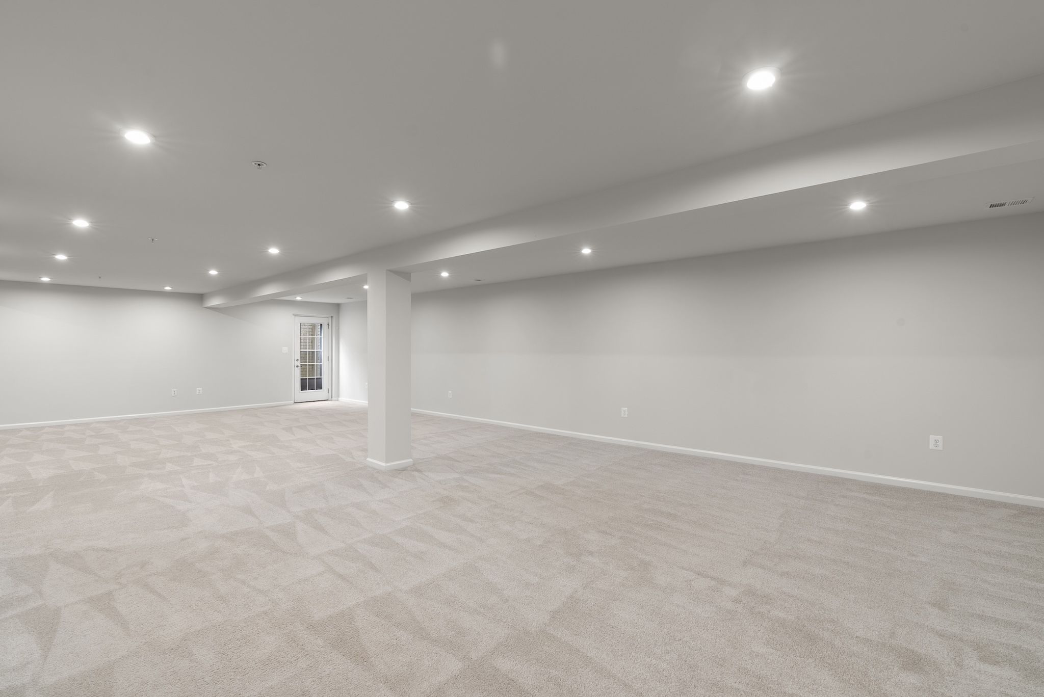 Finished Lower Level Rec Room