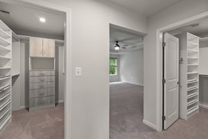 Primary Bedroom Closets