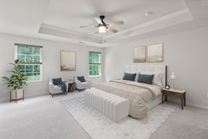 Primary Bedroom - Virtually Staged