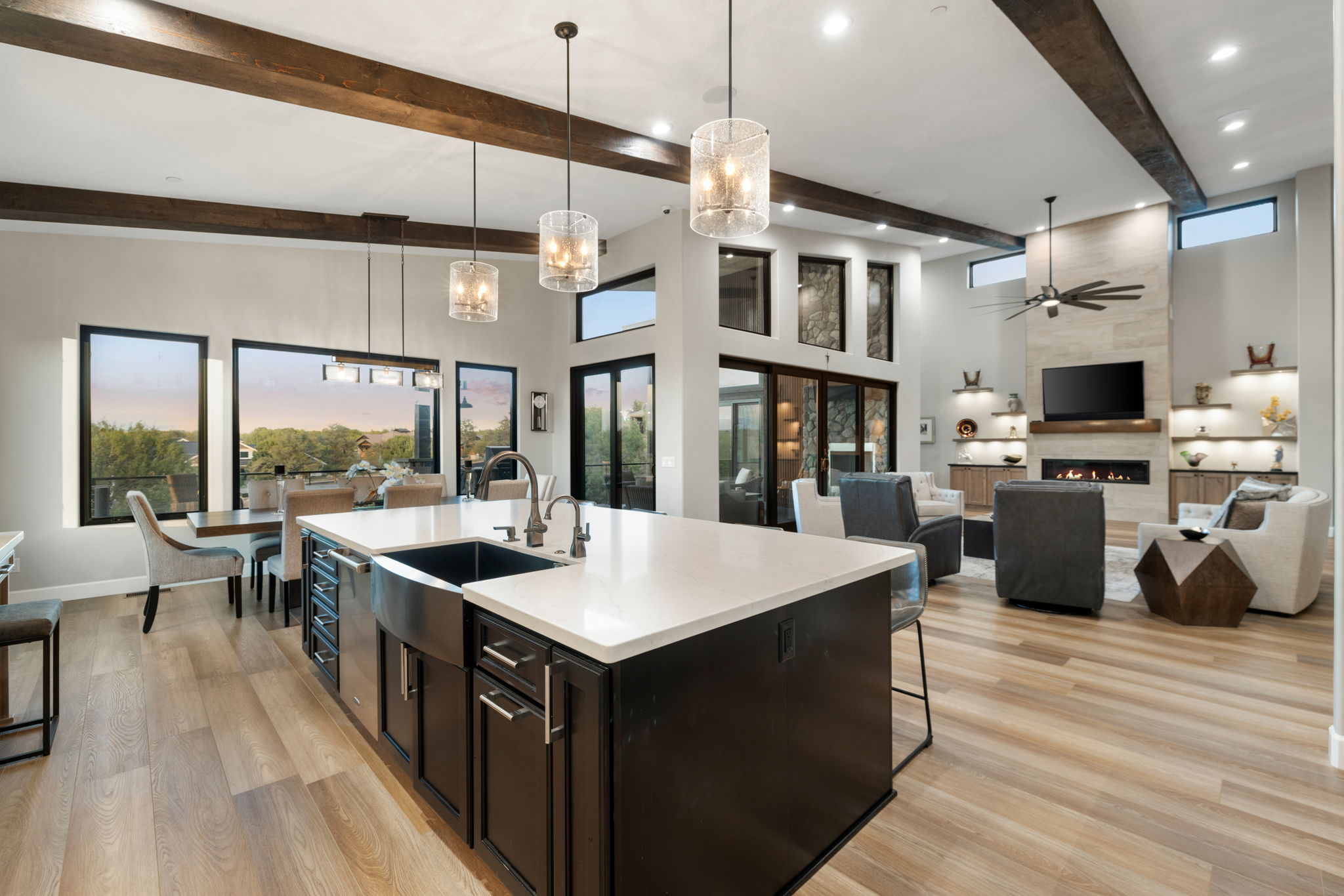 Kitchen to Living Room