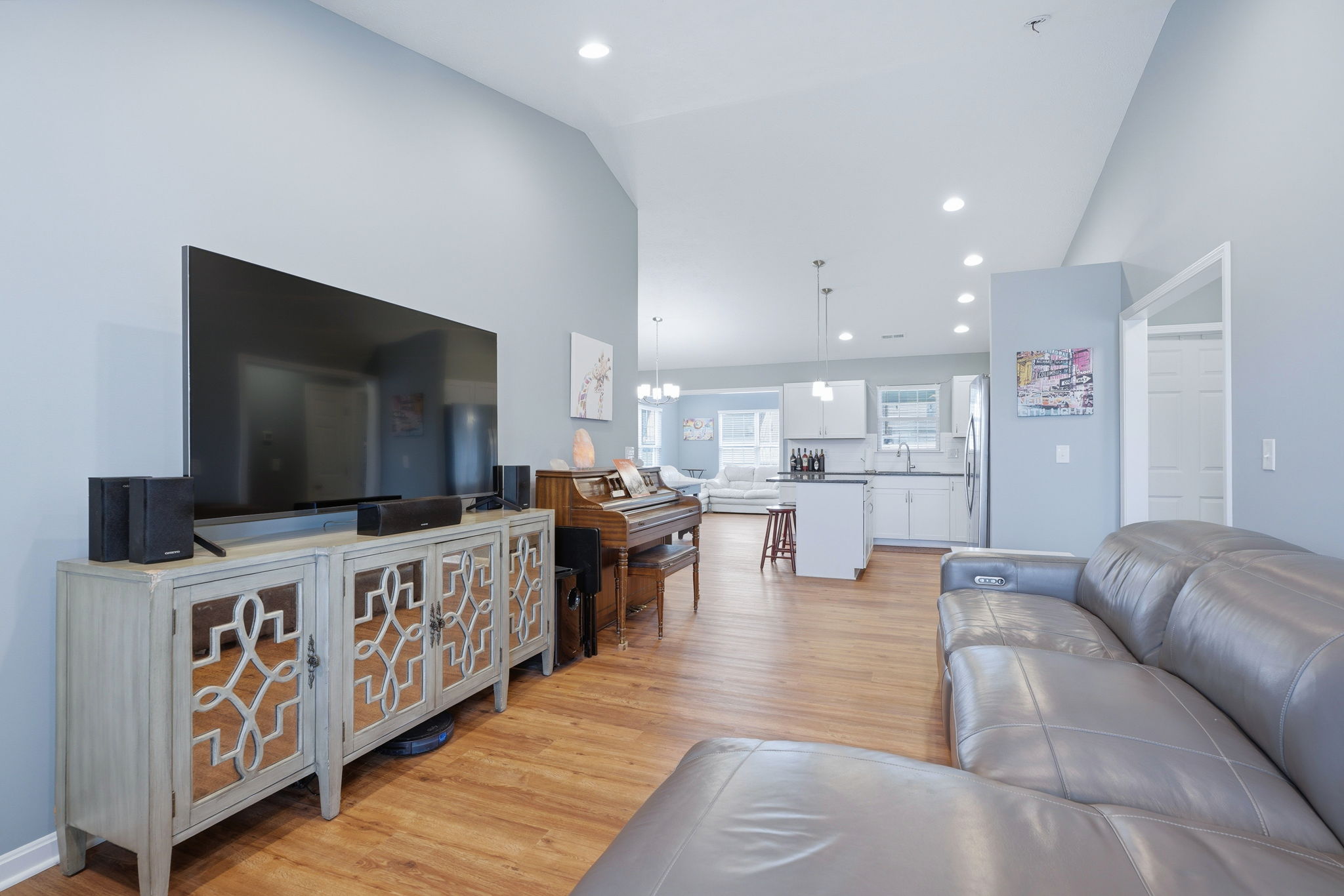 Open Concept with Defined Living Areas