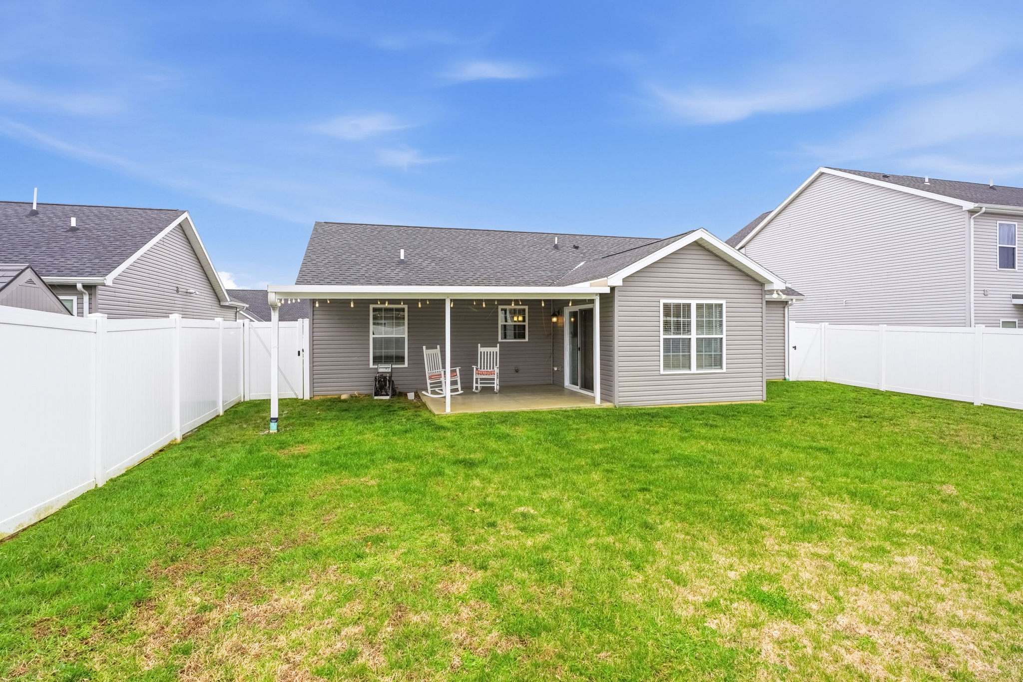 Covered Patio Off Sunroom
