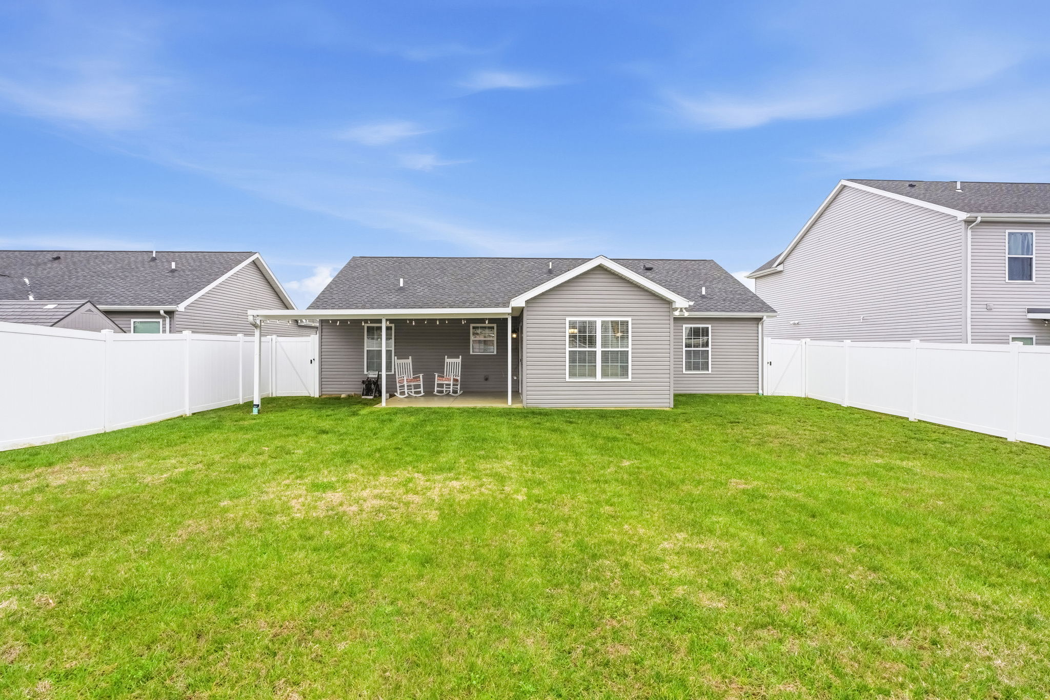 Fully Fenced Backyard