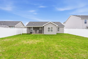 Fully Fenced Backyard
