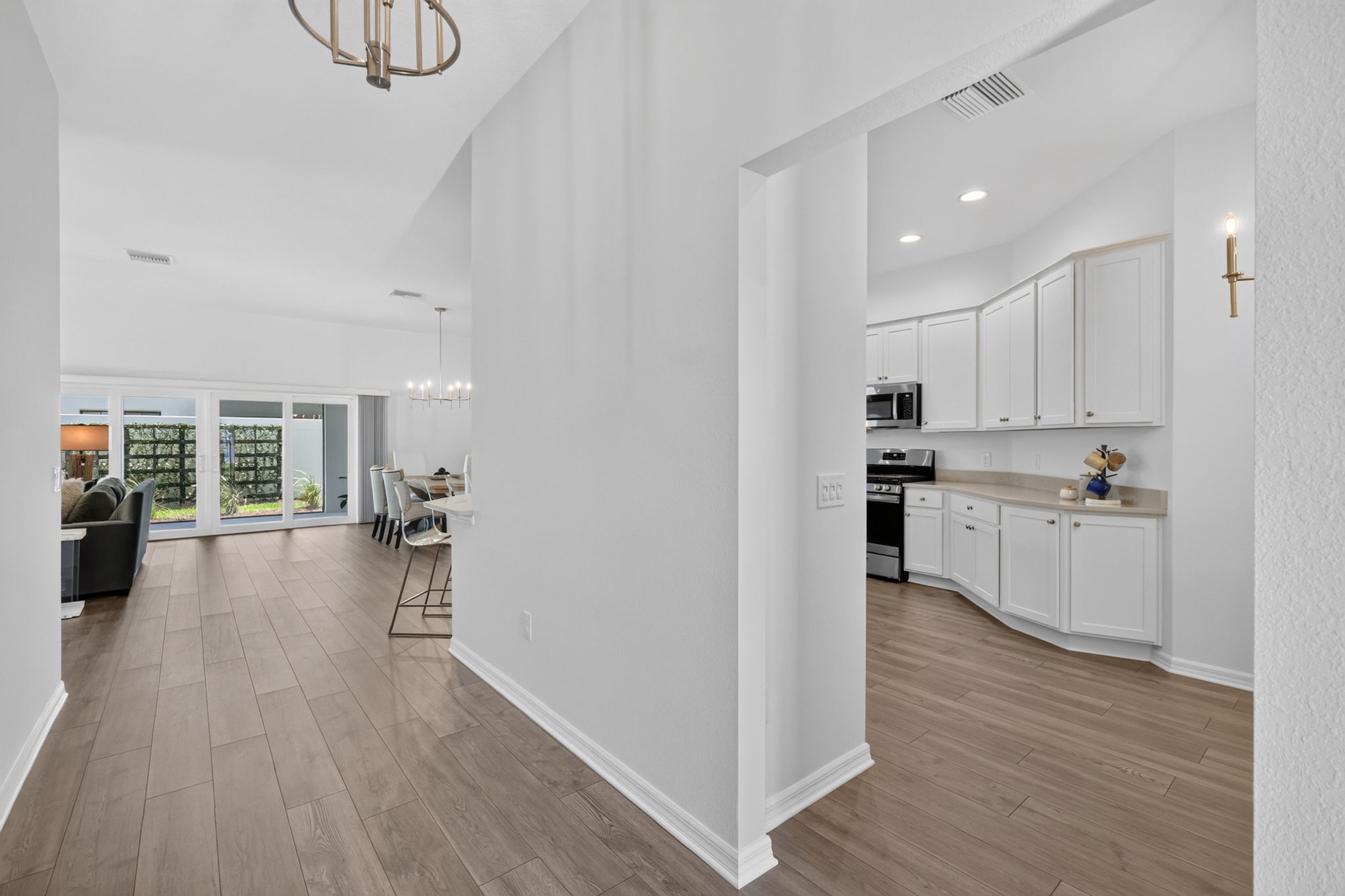 Foyer and Kitchen