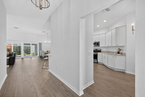 Foyer and Kitchen