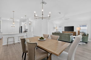 Living, Dining, and Kitchen