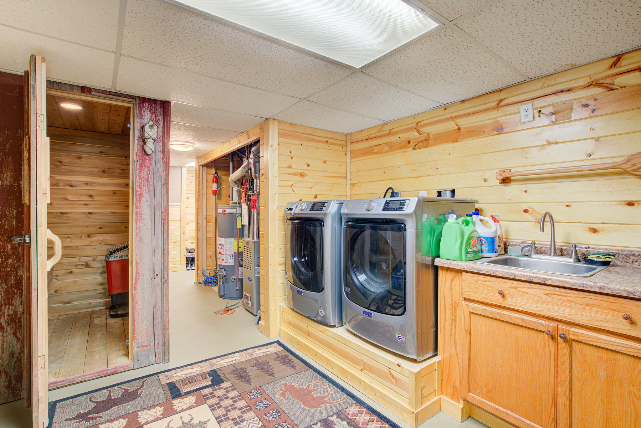 Basement - Laundry Room/Sauna