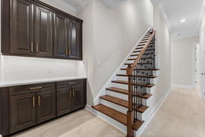 Storage and stairs