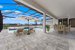 Screened lanai