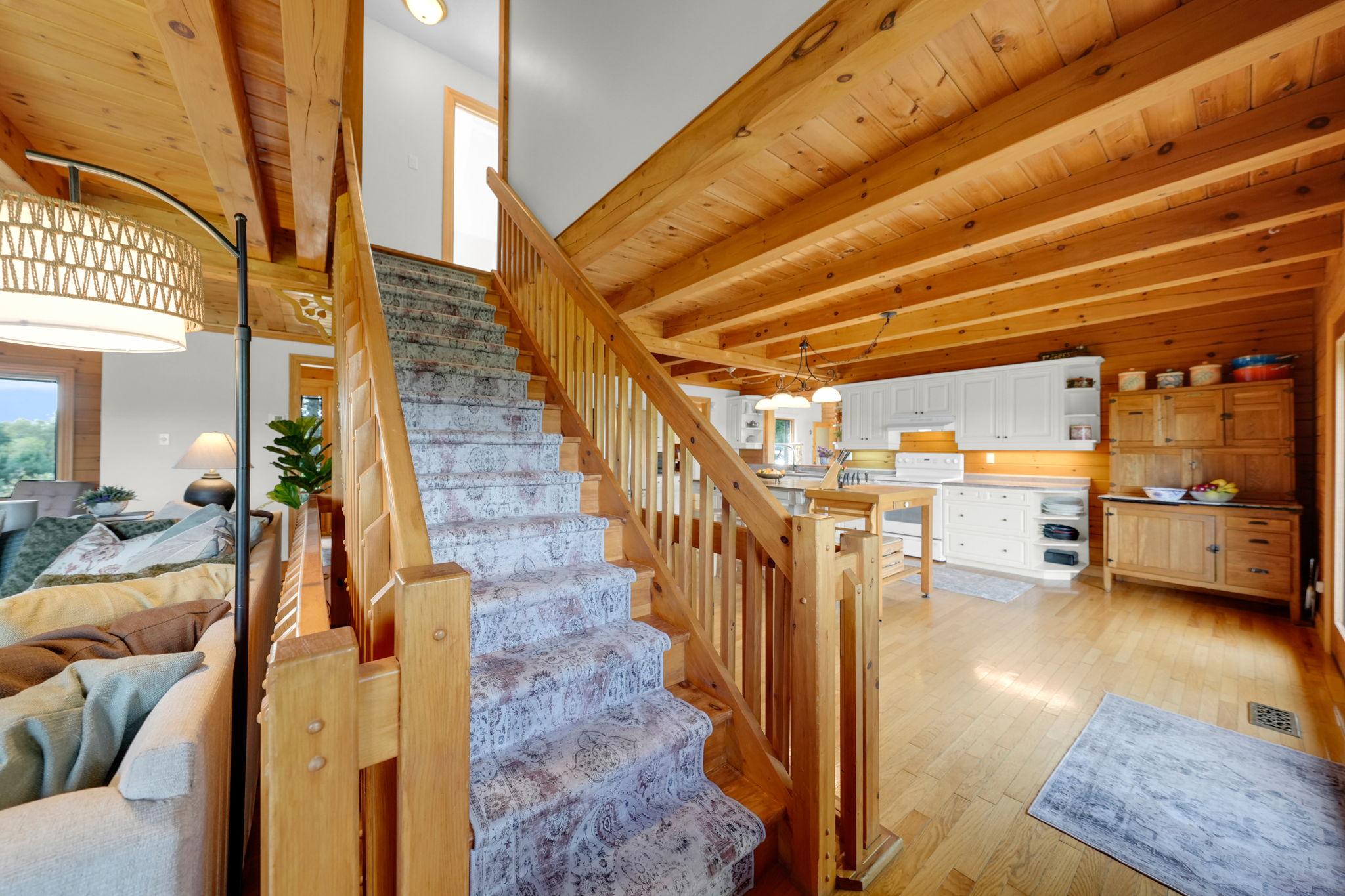 Main house stairs to 2nd floor