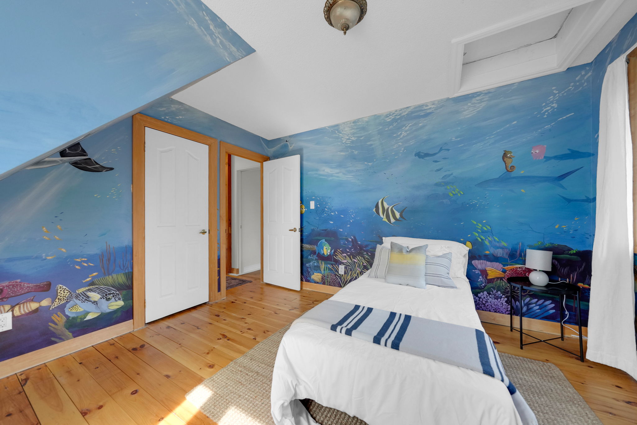 3rd bedroom painted mural