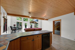 billiard room off lower level office/family