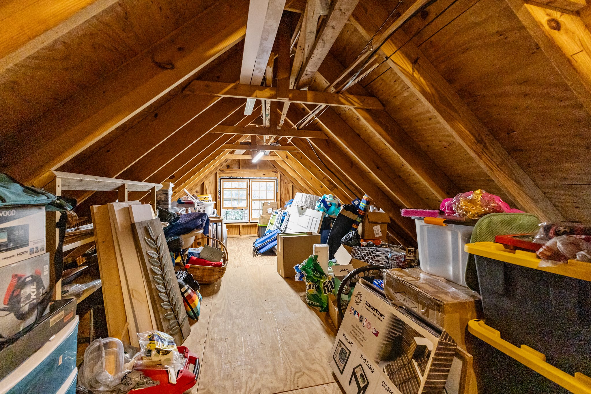 Walk in attic