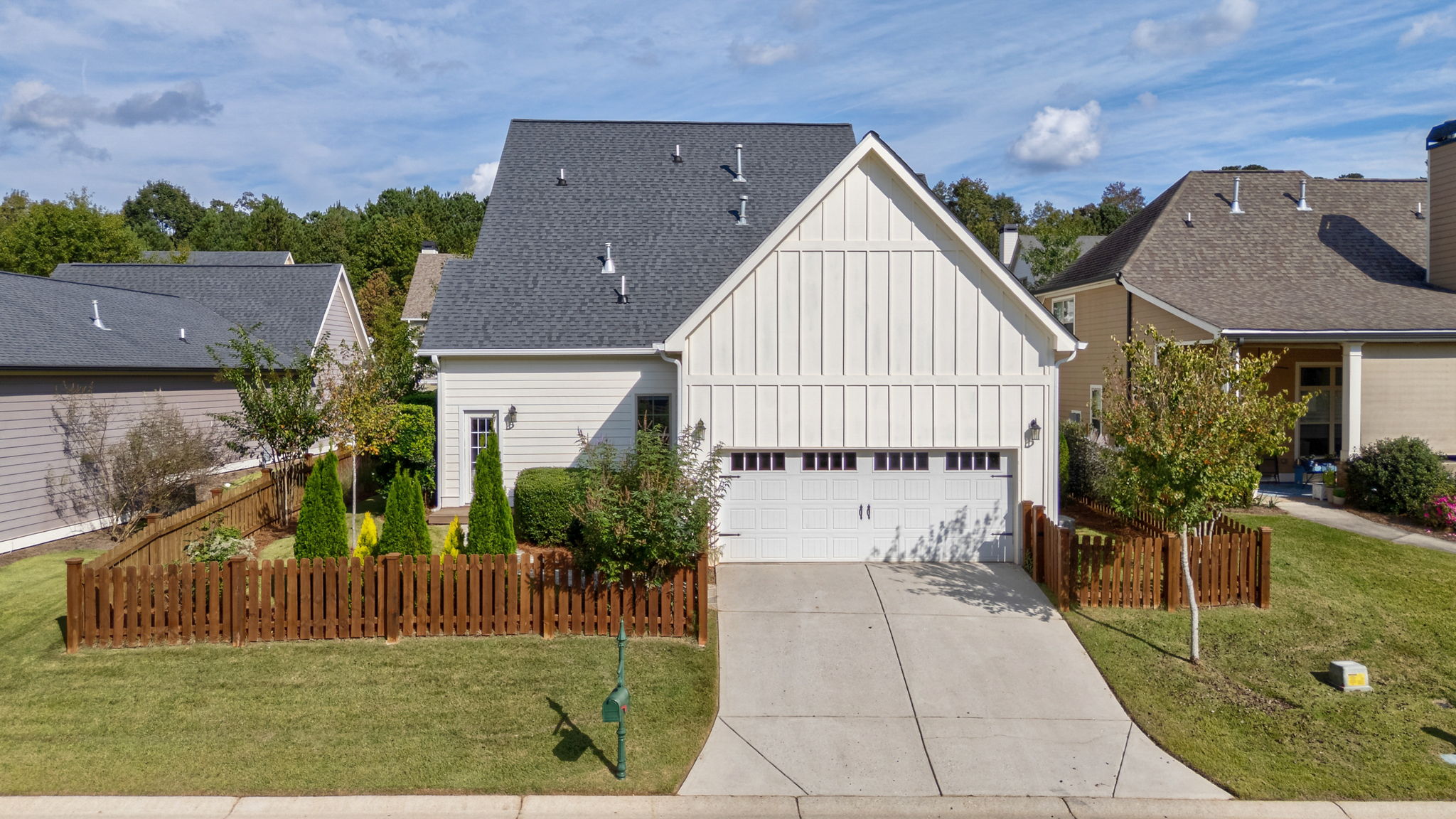 2 car attached garage + 2 driveway parking spots & street parking